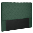 Cabeceira Cama Box Queen 160 Cm Trevelin Veludo Verde - Nexta