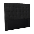 Cabeceira Cama Box Queen 160 Cm Verona Veludo Preto S04 - D'r