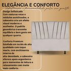 Cabeceira Cama Box Queen 160 Cm Vivian Em Suede Com Frame Bra