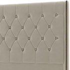 Cabeceira Cama Box Queen 160cm Estofada Frizza P05 Veludo Beg