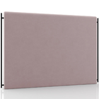 Cabeceira Cama Box Queen 160cm Estofada Goya P05 Veludo Rosê