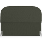 Cabeceira Cama Box Queen 160cm Lanna Com Puff Recamier Doha W