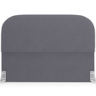 Cabeceira Cama Box Queen 160cm Lanna Com Puff Recamier Doha W