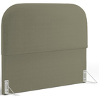 Cabeceira Cama Box Queen 160cm Orgânica Lanna W01 Bouclê Oliv