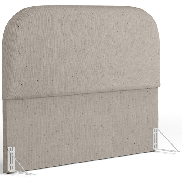 Cabeceira Cama Box Queen 160cm Orgânica Lanna W01 Linho Bege