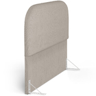 Cabeceira Cama Box Queen 160cm Orgânica Lanna W01 Linho Bege