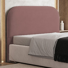 Cabeceira Cama Box Queen 160cm Orgânica Lanna W01 Suede Rosê