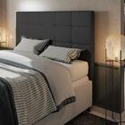 Cabeceira Cama Box Queen 160cm Stambul Suede Preto - Fdecor