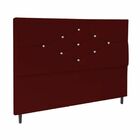 Cabeceira Cama Box Queen 160cm Virgínia Marsala