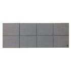 Cabeceira Cama Box Queen 8 Blocos Alce Couch Linho Cinza 160cm