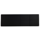 Cabeceira Cama Box Queen 8 Blocos Alce Couch Suede Liso Preto