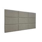 Cabeceira Cama Box Queen 9 Blocos Alce Couch Linho Palha 75cm