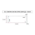Cabeceira Cama Box Queen Aba Lateral Alce Couch Linho Cinza 1