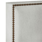 Cabeceira Cama Box Queen Com Tachas 160 Cm Vicenza L02 Linho