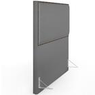 Cabeceira Cama Box Queen Com Tachas 160 Cm Vicenza L02 Suede