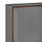 Cabeceira Cama Box Queen Com Tachas 160 Cm Vicenza L02 Suede