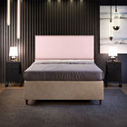 Cabeceira Cama Box Queen Com Tachas 160 Cm Vicenza L02 Suede