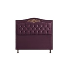 Cabeceira Cama Box Queen Size 160 Cm Estofada Luxor Roxo Hola