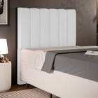 Cabeceira Cama Box Solteiro 100 Cm Dália W01 Facto Branco - L