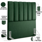 Cabeceira Cama Box Solteiro 100 Cm Dália W01 Facto Verde Musg