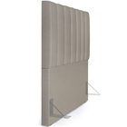 Cabeceira Cama Box Solteiro 100 Cm Dália W01 Linho Bege - Lya