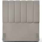 Cabeceira Cama Box Solteiro 100 Cm Dália W01 Linho Bege - Lya