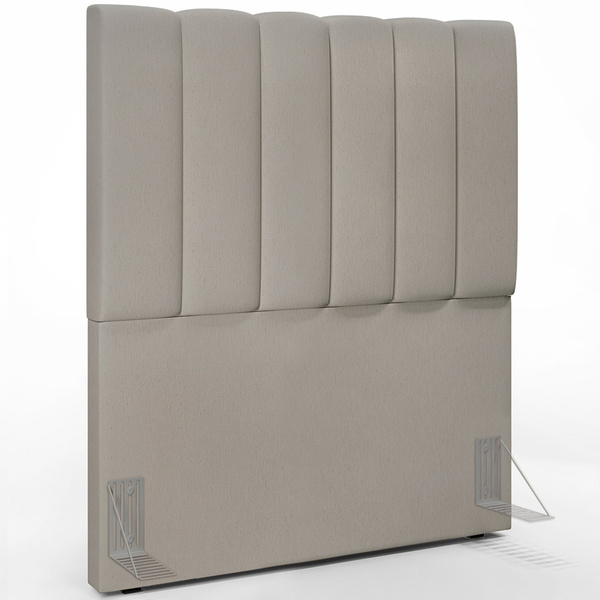 Cabeceira Cama Box Solteiro 100 Cm Dália W01 Linho Bege - Lya