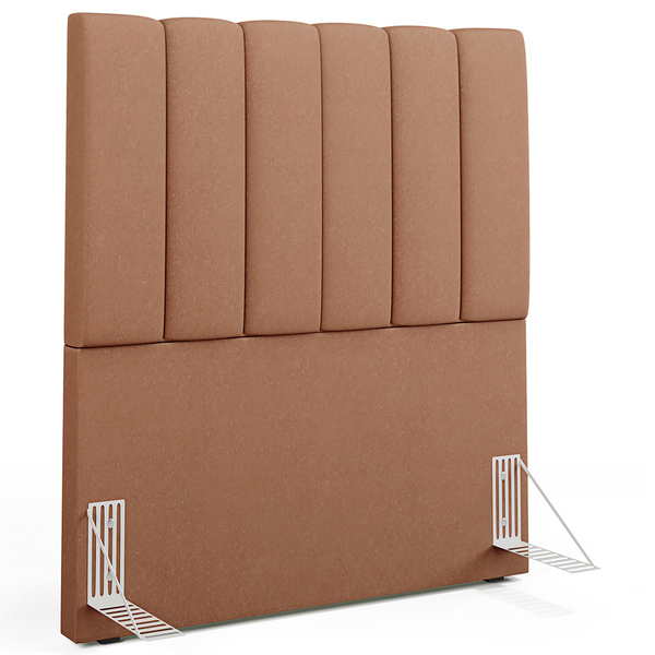 Cabeceira Cama Box Solteiro 100 Cm Dália W01 Linho Rosê - Lya