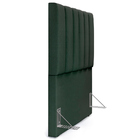 Cabeceira Cama Box Solteiro 100 Cm Dália W01 Linho Verde Musg