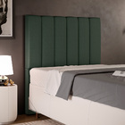 Cabeceira Cama Box Solteiro 100 Cm Dália W01 Linho Verde Musg