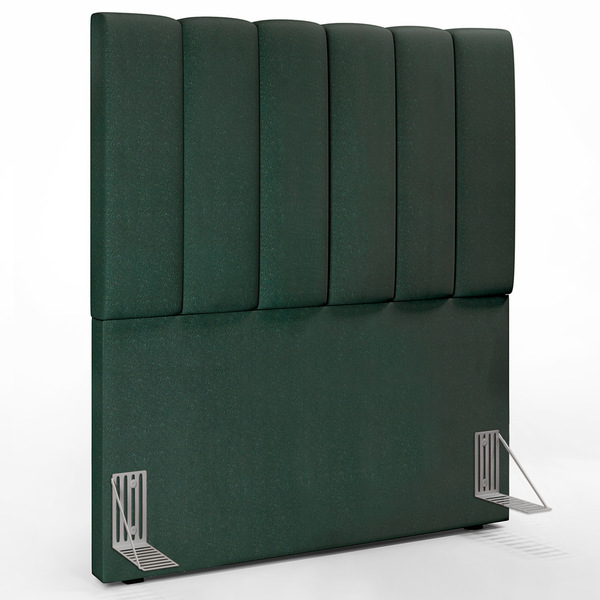 Cabeceira Cama Box Solteiro 100 Cm Dália W01 Linho Verde Musg
