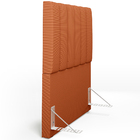 Cabeceira Cama Box Solteiro 100 Cm Dália W01 Tecido Terracota