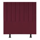 Cabeceira Cama Box Solteiro 100 Cm Sophia Carla Suede Bordô