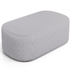 Cabeceira Cama Box Solteiro 100cm Lanna Com Puff Recamier Doh