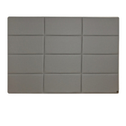 Cabeceira Cama Box Solteiro 12 Blocos Alce Couch Facto Cinza