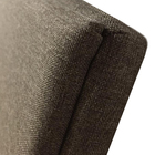 Cabeceira Cama Box Solteiro 12 Blocos Alce Couch Linho Marrom