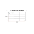 Cabeceira Cama Box Solteiro 12 Blocos Alce Couch Linho Marrom