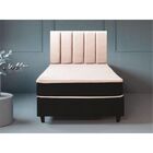 Cabeceira Cama Box Solteiro 5 Peças 100x60cm Courissimo Rosa