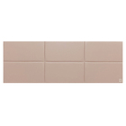 Cabeceira Cama Box Solteiro 6 Blocos Alce Couch Courvin Bege