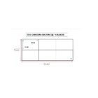 Cabeceira Cama Box Solteiro 6 Blocos Alce Couch Courvin Verme