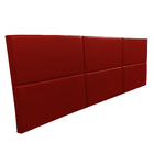 Cabeceira Cama Box Solteiro 6 Blocos Alce Couch Courvin Verme