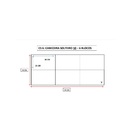 Cabeceira Cama Box Solteiro 6 Blocos Alce Couch Suede Liso Az