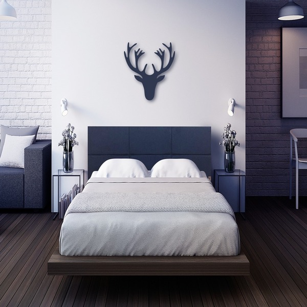 Cabeceira Cama Box Solteiro 6 Blocos Alce Couch Suede Liso Az