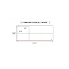 Cabeceira Cama Box Solteiro 6 Blocos Alce Couch Suede Liso Be