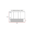 Cabeceira Cama Box Solteiro 7 Blocos Alce Couch Linho Bege Cr