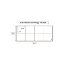 Cabeceira Cama Box Solteiro 8 Blocos Alce Couch Courvin Azul