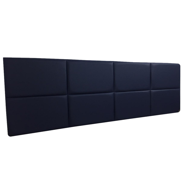 Cabeceira Cama Box Solteiro 8 Blocos Alce Couch Courvin Azul