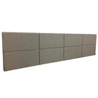 Cabeceira Cama Box Solteiro 8 Blocos Alce Couch Linho Palha 9