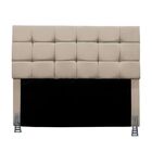 Cabeceira Cama Box Solteiro 90 Cm Alana Em Suede Com Frame Be