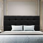 Cabeceira Cama Box Solteiro 90 Cm Alana Em Suede Com Frame Pr